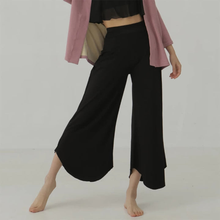 Pantalon de yoga évasé taille haute uni pour femme Olivenorma  - Brun - L - image 4