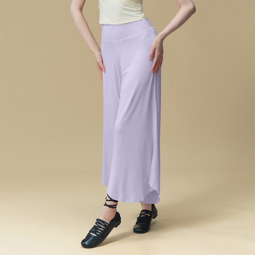 Pantalon de yoga et pilates respirant taille haute en nylon Olivenorma - Violet - L - image 8