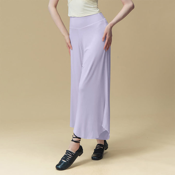 Pantalon de yoga et pilates respirant taille haute en nylon Olivenorma - Violet - L - image 8