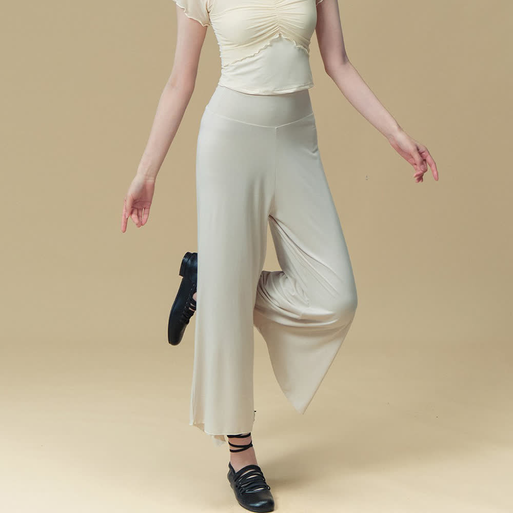 Pantalon de yoga et pilates respirant taille haute en nylon Olivenorma - image 7