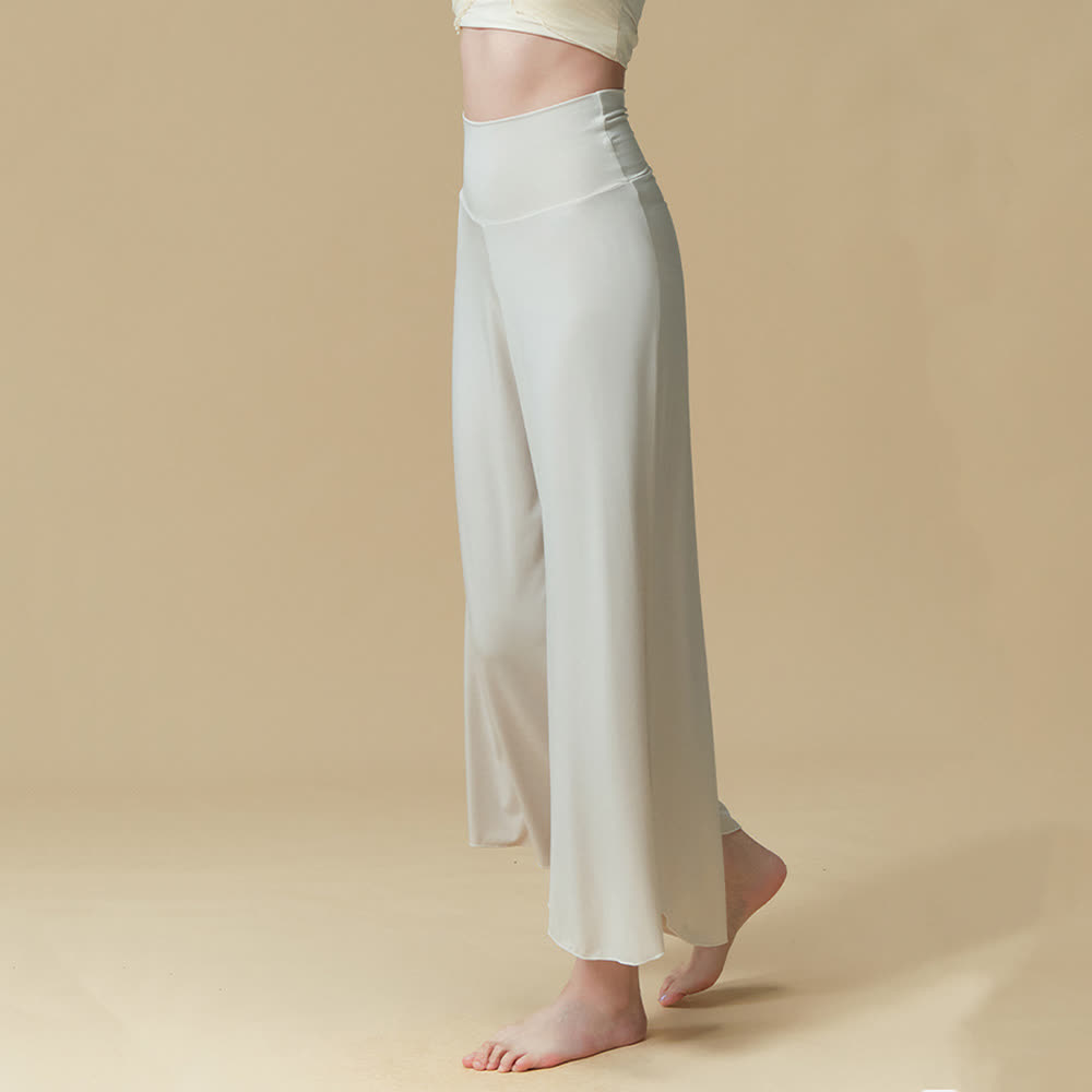 Pantalon de yoga et pilates respirant taille haute en nylon Olivenorma - image 6