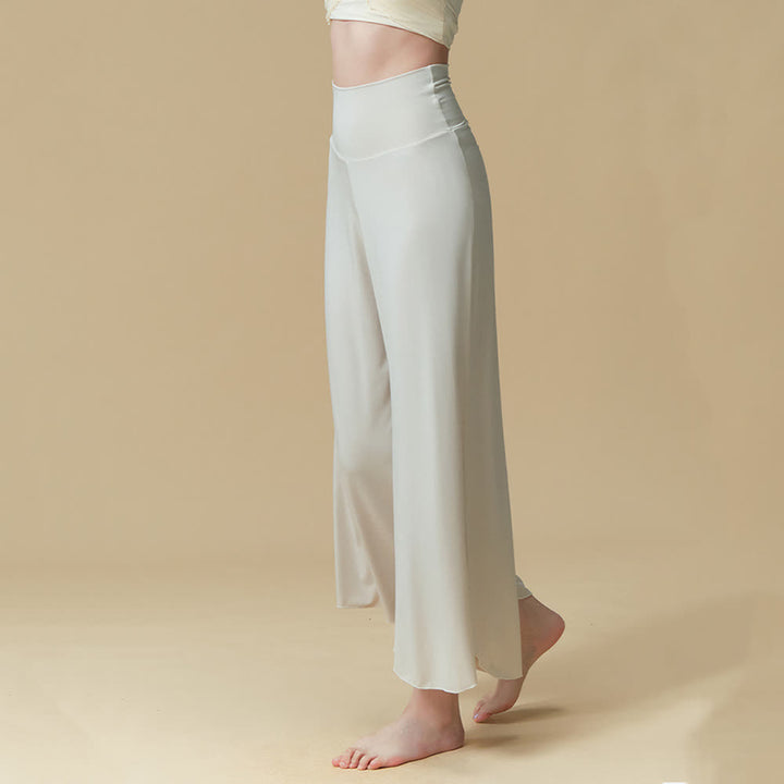 Pantalon de yoga et pilates respirant taille haute en nylon Olivenorma - image 6
