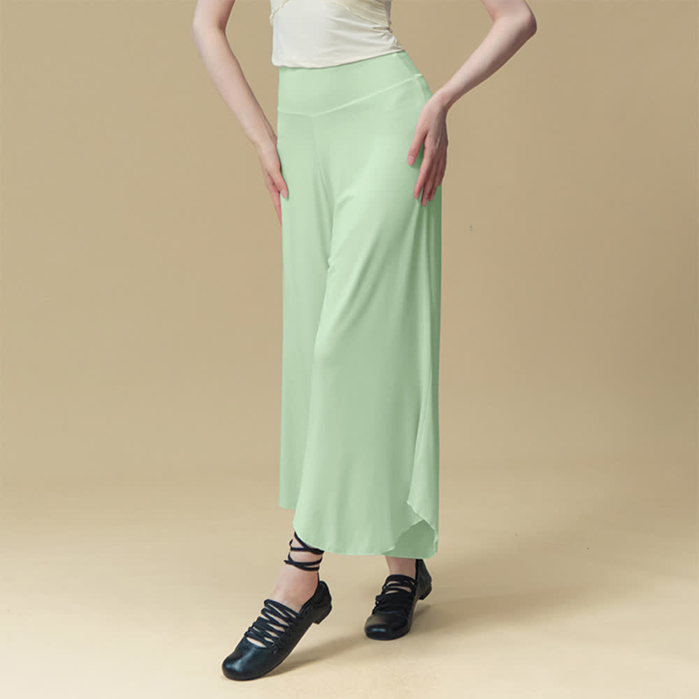 Pantalon de yoga et pilates respirant taille haute en nylon Olivenorma - Vert - L - image 10