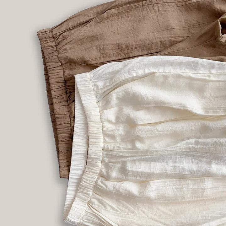 Pantalon de yoga ample en lin et coton Tencel Olivenorma - image 11