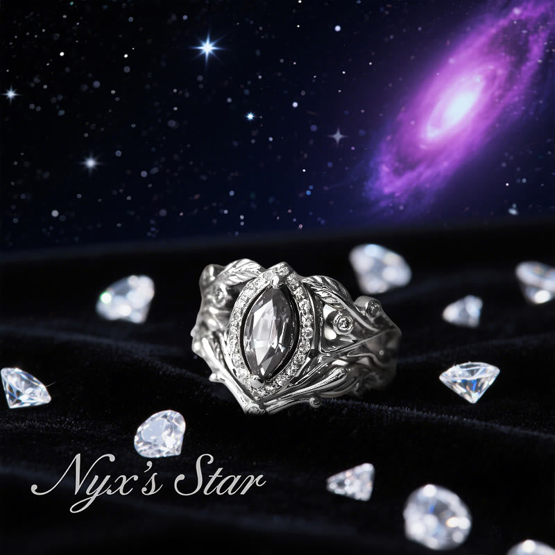 Bague en moissanite taille marquise Star d' Olivenorma Nyx - image 3