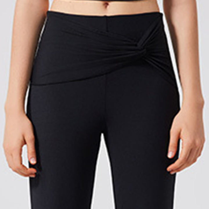Pantalon de yoga à jambes larges Olivenorma , pantalon de travail décontracté à nœuds - image 15
