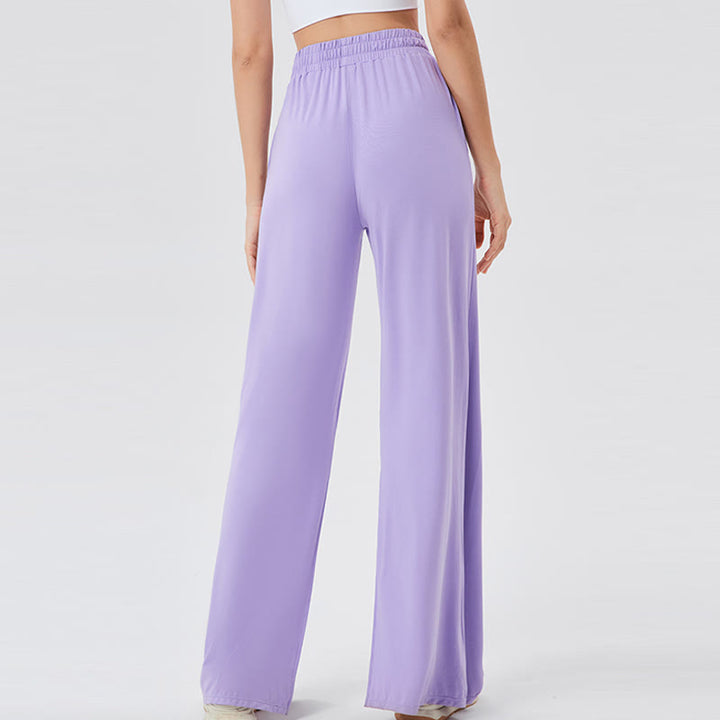 Pantalon de yoga décontracté léger et aéré à jambes larges Olivenorma - image 13