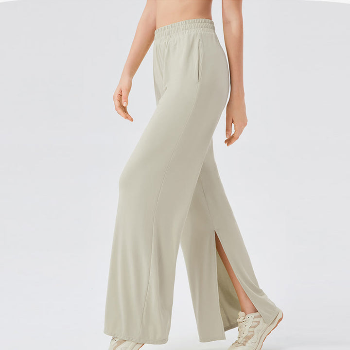 Pantalon de yoga décontracté léger et aéré à jambes larges Olivenorma - image 26