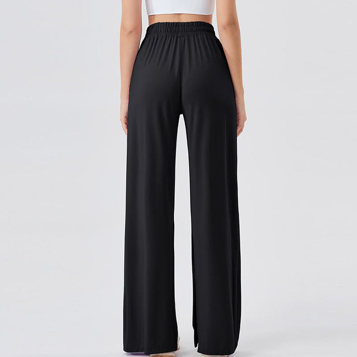 Pantalon de yoga décontracté léger et aéré à jambes larges Olivenorma - image 15