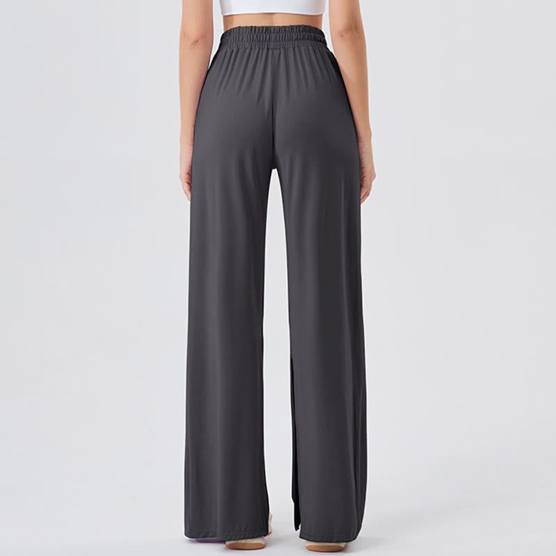 Pantalon de yoga décontracté léger et aéré à jambes larges Olivenorma - image 18
