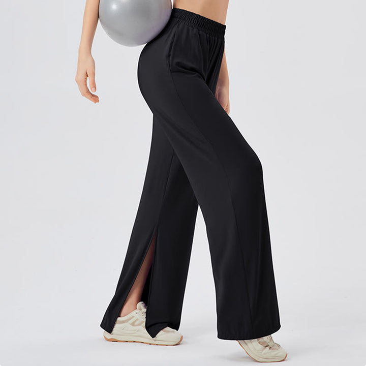 Pantalon de yoga décontracté léger et aéré à jambes larges Olivenorma - image 14