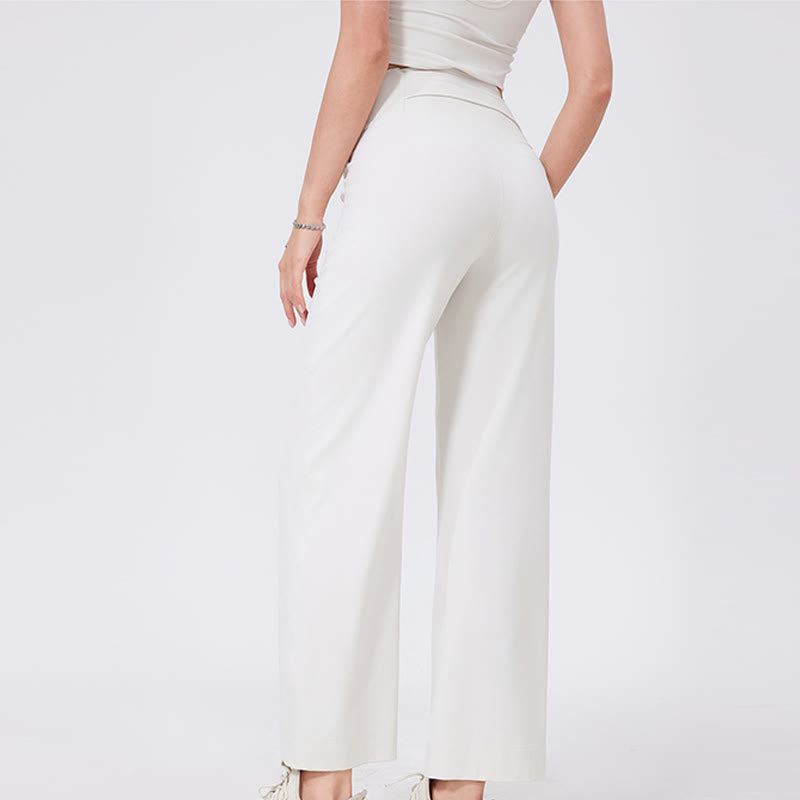 Pantalon de yoga extensible polyvalent Olivenorma coupe droite taille moyenne - image 11