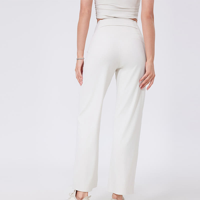 Pantalon de yoga extensible polyvalent Olivenorma coupe droite taille moyenne - image 11