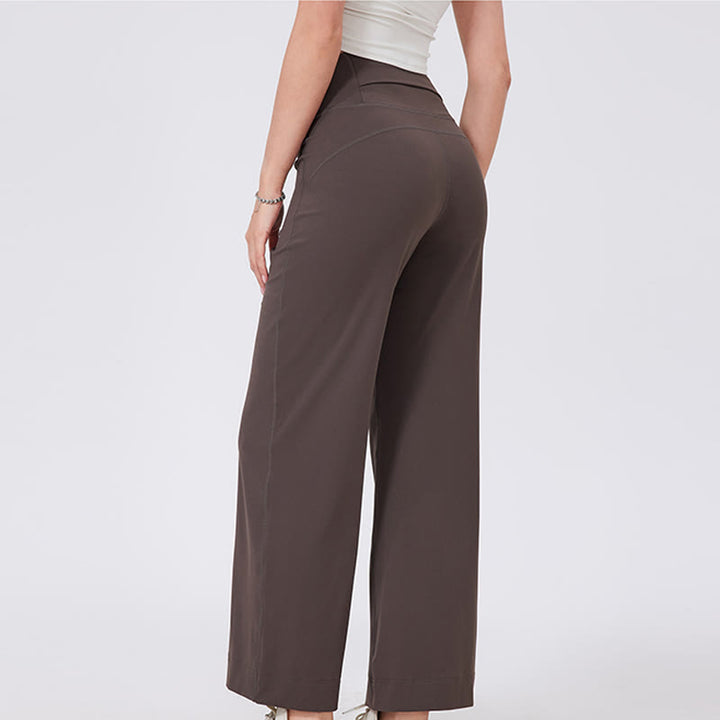 Pantalon de yoga extensible polyvalent Olivenorma coupe droite taille moyenne - image 22