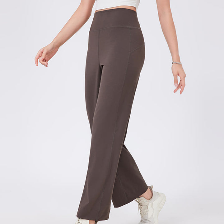 Pantalon de yoga extensible polyvalent Olivenorma coupe droite taille moyenne - image 21