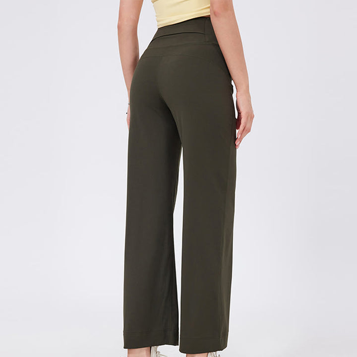Pantalon de yoga extensible polyvalent Olivenorma coupe droite taille moyenne - image 18