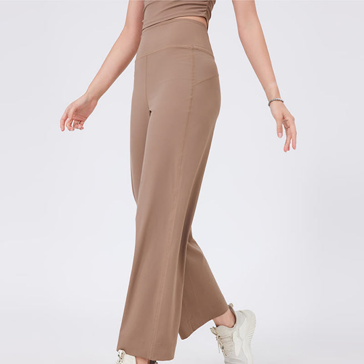 Pantalon de yoga extensible polyvalent Olivenorma coupe droite taille moyenne - image 13