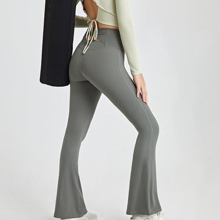 Olivenorma Leggings évasés d'entraînement pour femmes Pantalon de yoga taille haute - image 11