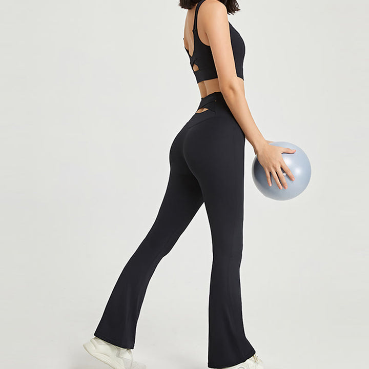 Olivenorma Leggings évasés d'entraînement pour femmes Pantalon de yoga taille haute - image 8
