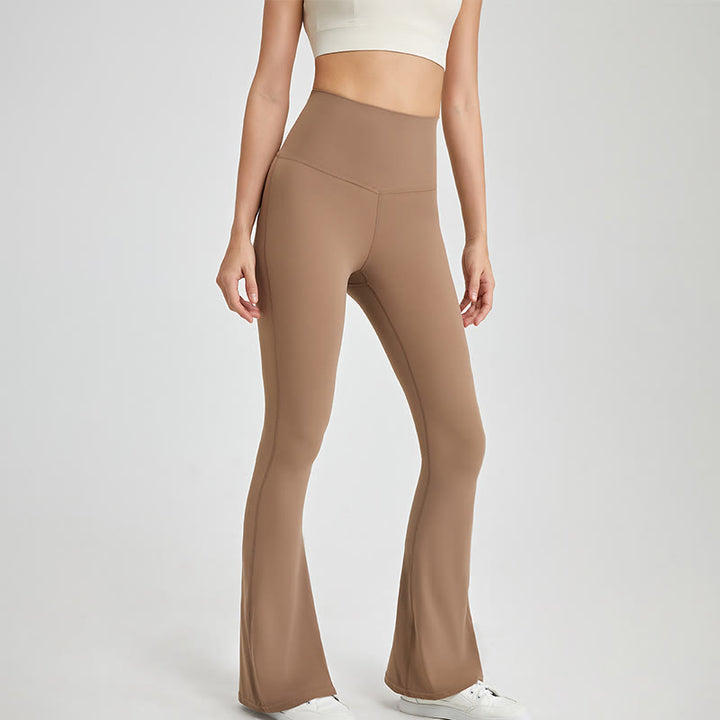 Olivenorma Leggings évasés d'entraînement pour femmes Pantalon de yoga taille haute - image 3