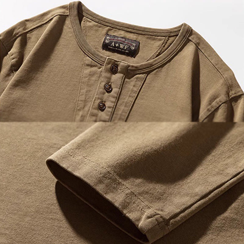 Olivenorma Chemises vintage à manches longues et boutons en coton pour homme, collection automne-hiver - image 7