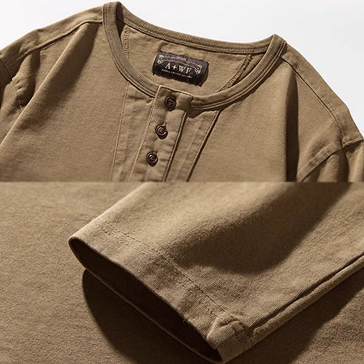 Olivenorma Chemises vintage à manches longues et boutons en coton pour homme, collection automne-hiver - image 7