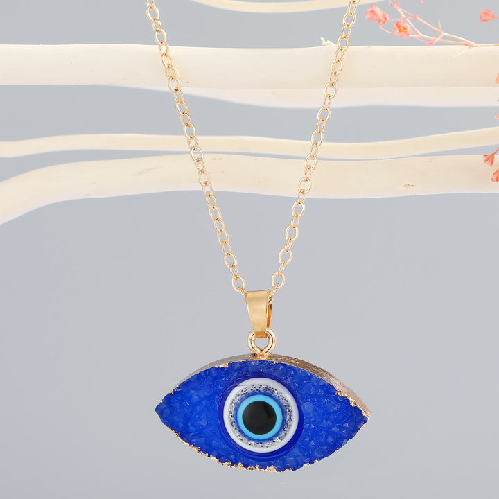 Collier énergétique contre le mauvais œil en quartz clair Olivenorma - Cristal bleu - image 16