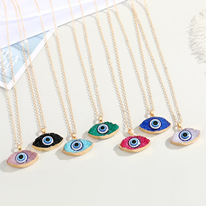 Collier énergétique contre le mauvais œil en quartz clair Olivenorma - image 18