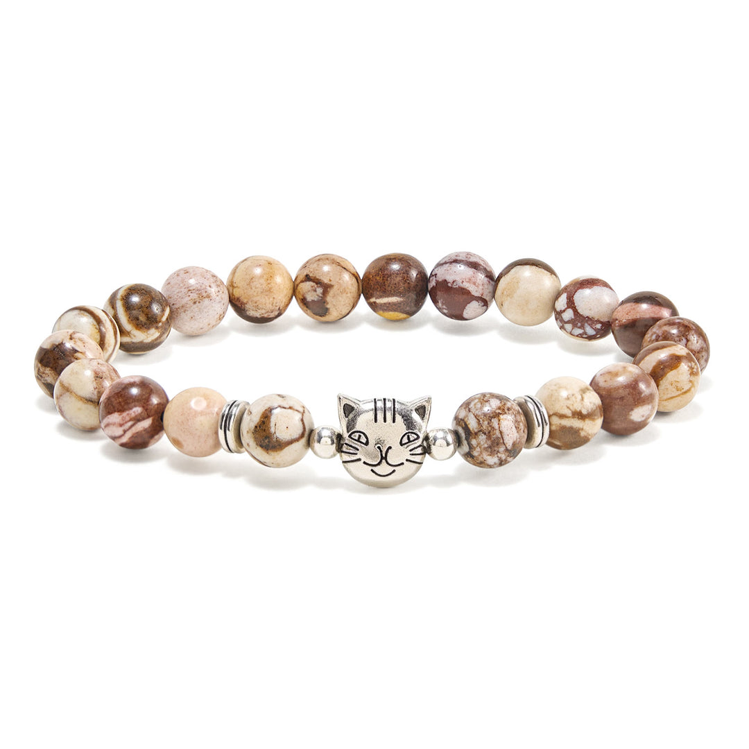 Bracelet de perles en pierres précieuses Olivenorma Cat Magic - image 3