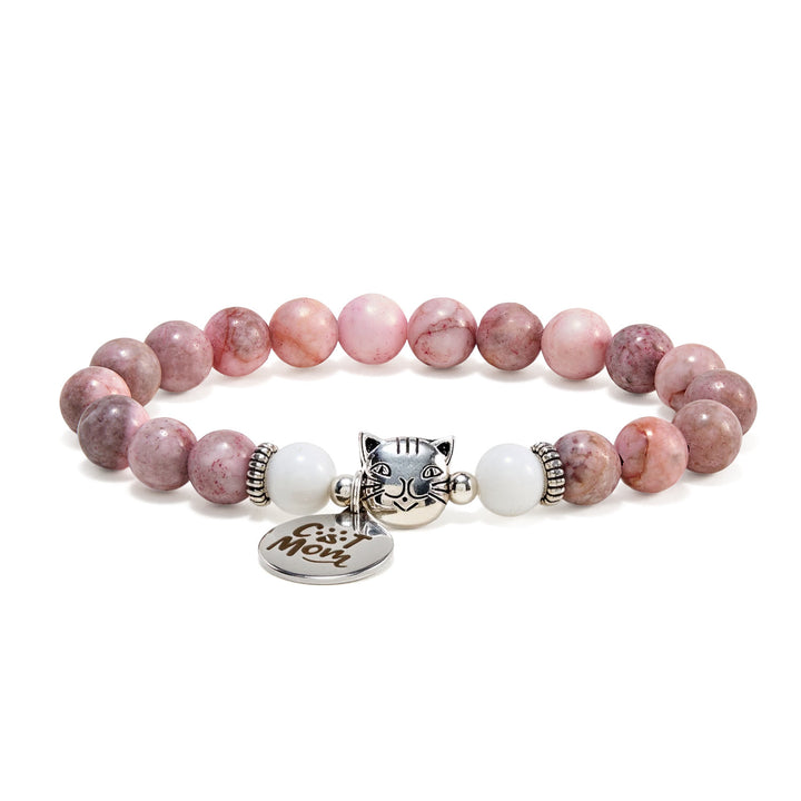 Bracelet en cristal fait main Olivenorma , fière maman de chat, amoureux des chats - image 3