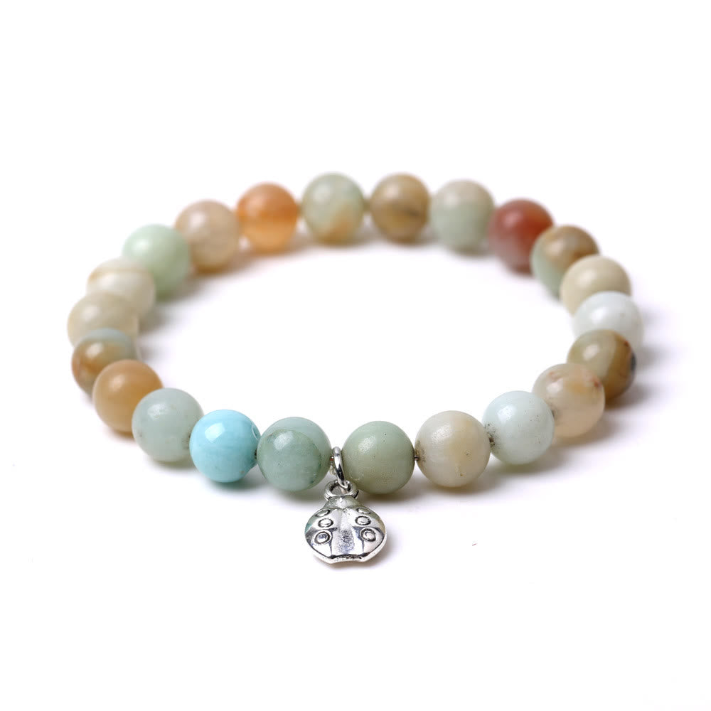 Bracelet Olivenorma Lucky 7 Coccinelle avec breloque en pierres précieuses - image 10