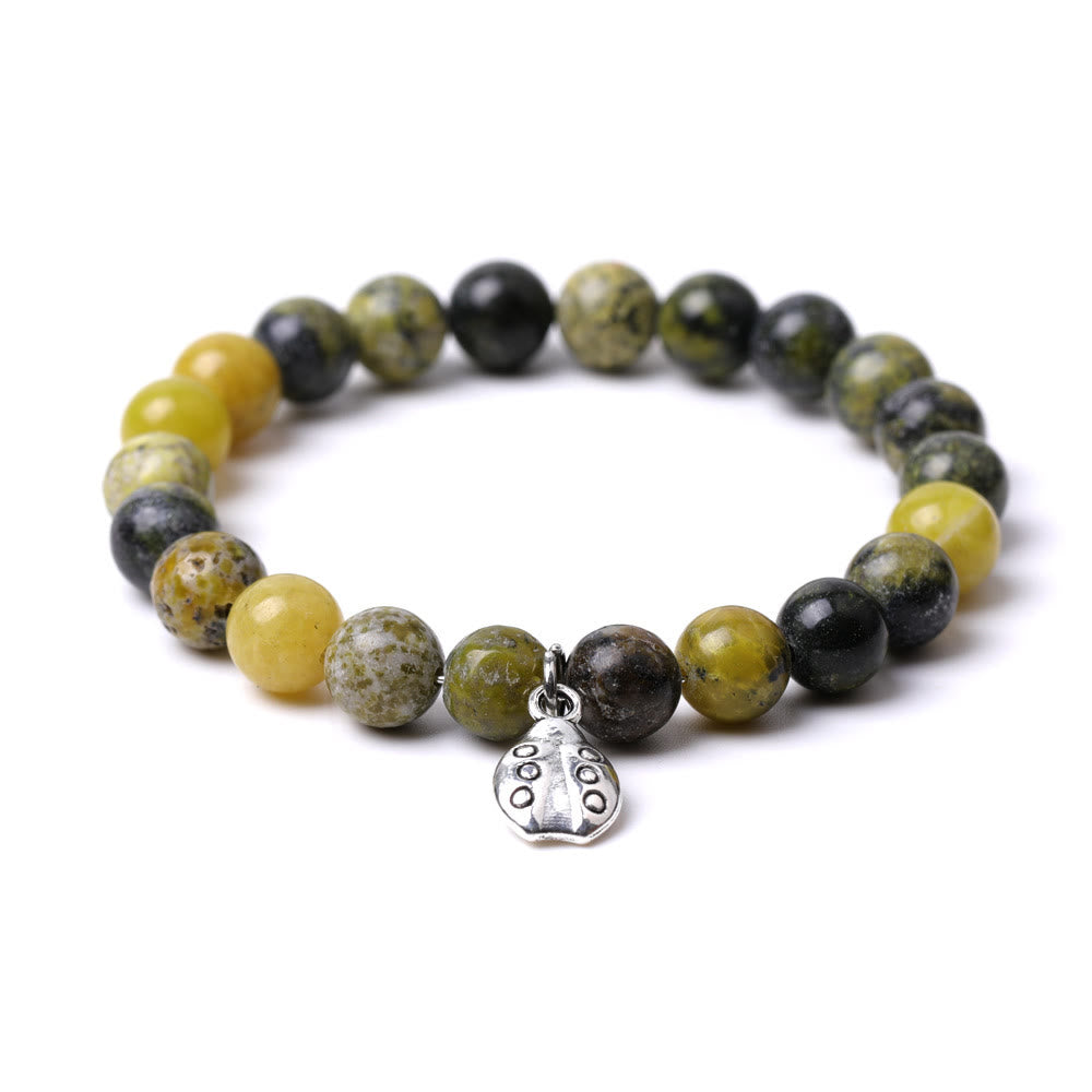 Bracelet Olivenorma Lucky 7 Coccinelle avec breloque en pierres précieuses - image 4