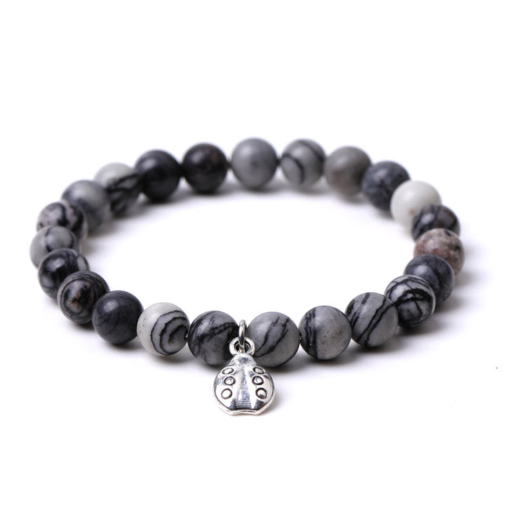 Bracelet Olivenorma Lucky 7 Coccinelle avec breloque en pierres précieuses - image 44