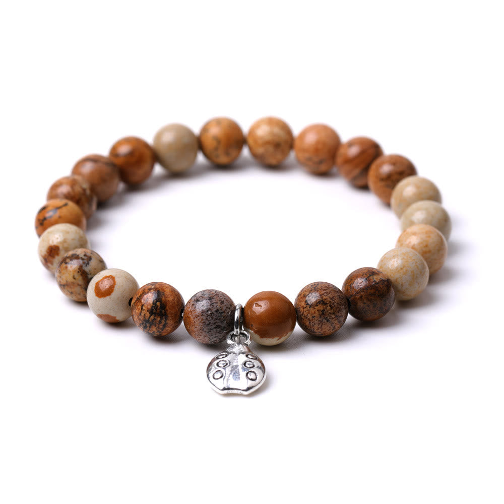 Bracelet Olivenorma Lucky 7 Coccinelle avec breloque en pierres précieuses - image 20