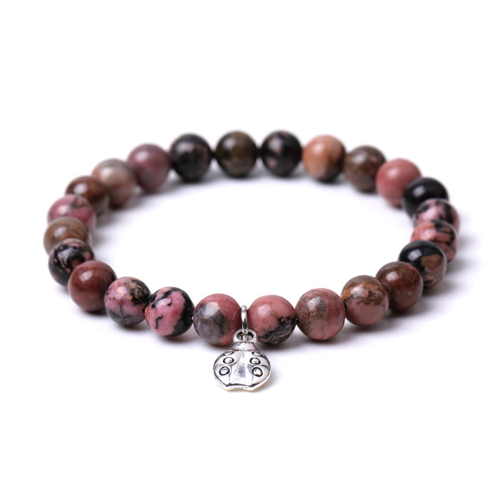 Bracelet Olivenorma Lucky 7 Coccinelle avec breloque en pierres précieuses - image 26