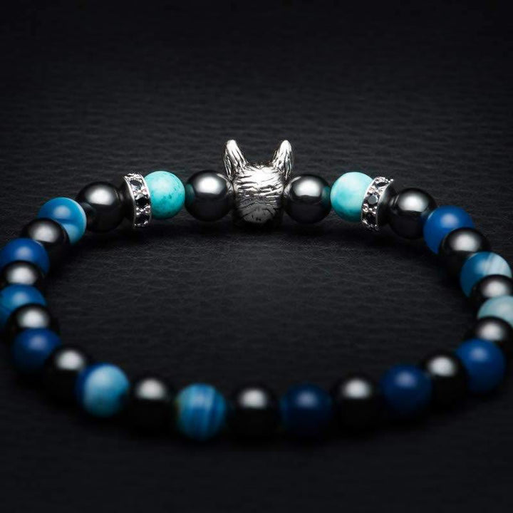 Bracelet commémoratif en pierres précieuses Olivenorma pour bouledogue français - image 9
