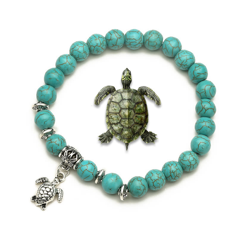 Bracelets Olivenorma Animaux Esprit Gardien Charm Turquoise - Tortue A - image 2
