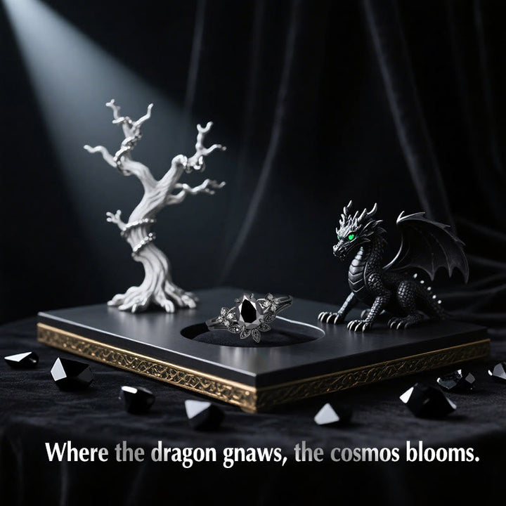Bague de guérison en obsidienne Bloom d' Olivenorma Nidhogg - image 3