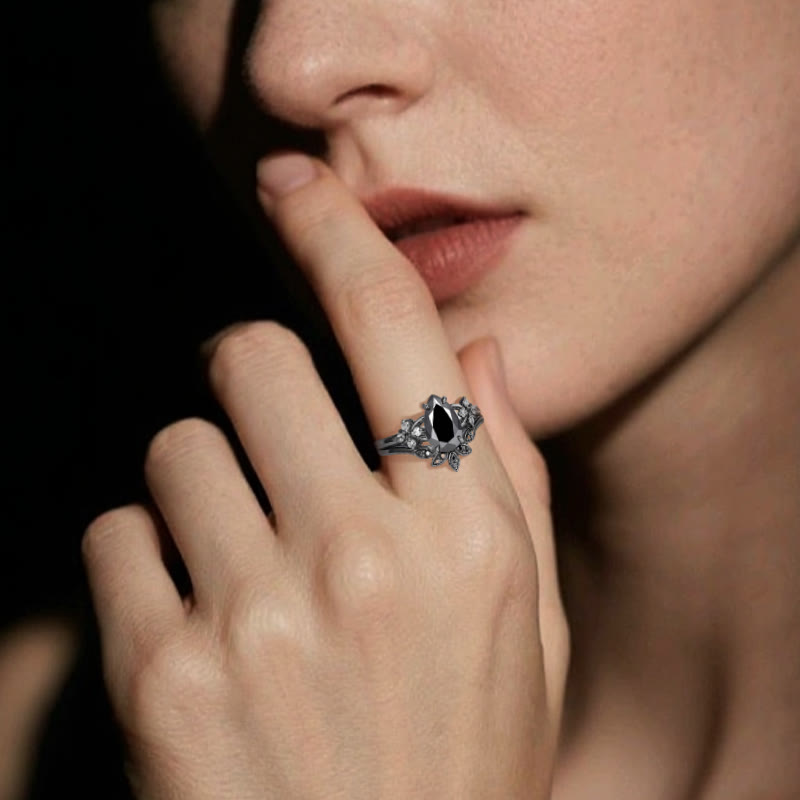 Bague de guérison en obsidienne Bloom d' Olivenorma Nidhogg - image 1