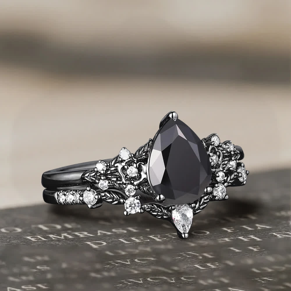 Olivenorma La Bague Couronne du Gardien Grenat et Obsidienne - image 12