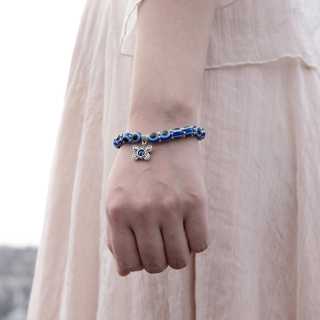 Bracelet de perles Olivenorma Double Guardians Evil Eye Animals Totem - image 2