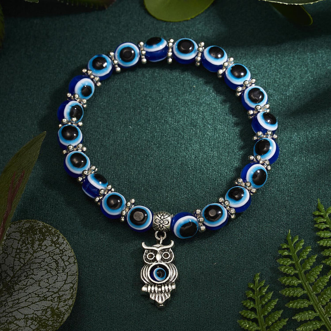 Bracelet de perles Olivenorma Double Guardians Evil Eye Animals Totem - image 6