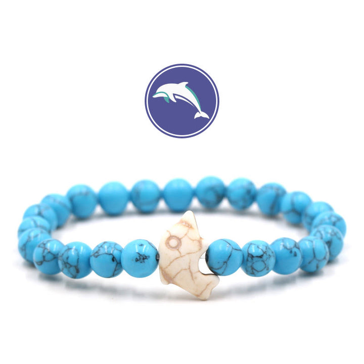 Bracelet en pierres précieuses Olivenorma Dolphin's Whisper - Bleu Turquoise - image 16