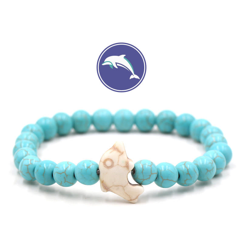 Bracelet en pierres précieuses Olivenorma Dolphin's Whisper - Turquoise - image 1
