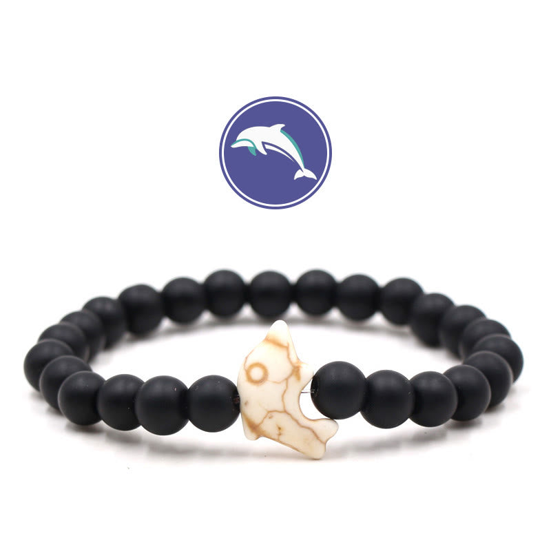 Bracelet en pierres précieuses Olivenorma Dolphin's Whisper - Onyx noir - image 2