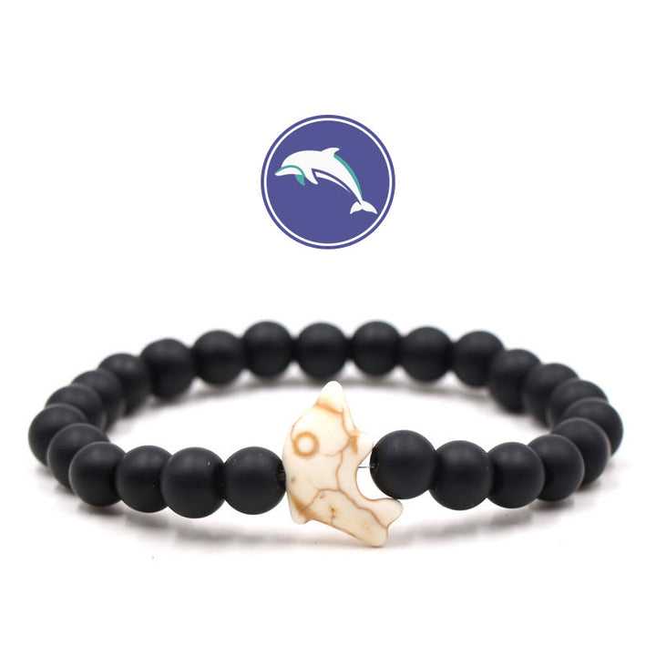 Bracelet en pierres précieuses Olivenorma Dolphin's Whisper - Onyx noir - image 2