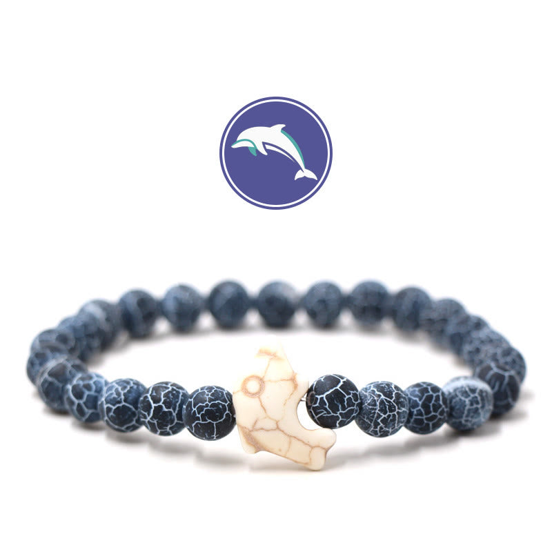Bracelet en pierres précieuses Olivenorma Dolphin's Whisper - Pierre noire patinée - image 12