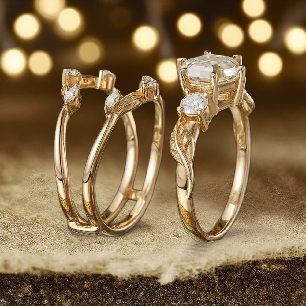 Bague en moissanite hexagonale Olivenorma Persephone's Crown - image 6