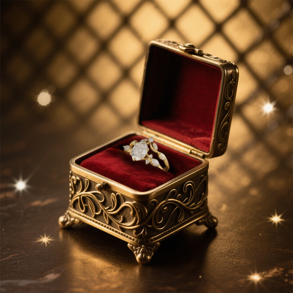 Bague ovale en moissanite Olivenorma Aurora's Knot - image 2