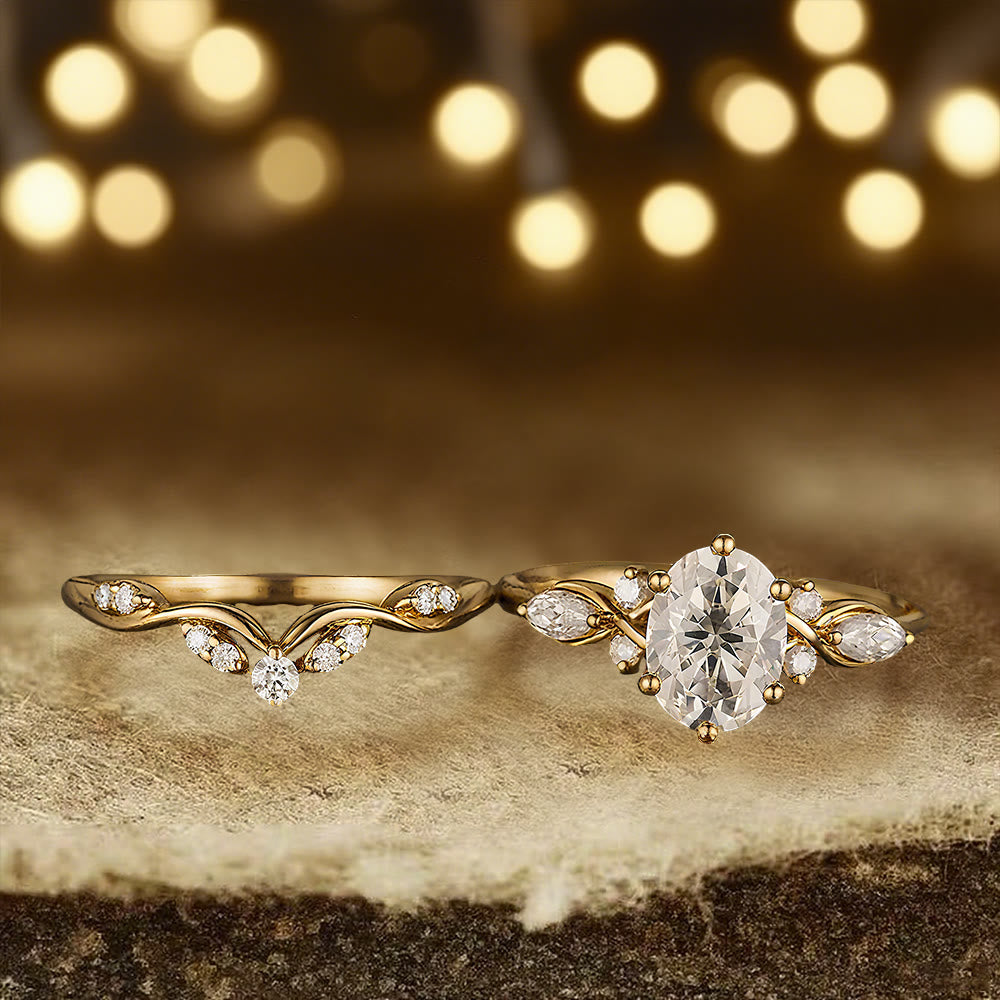 Bague ovale en moissanite Olivenorma Aurora's Knot - image 4
